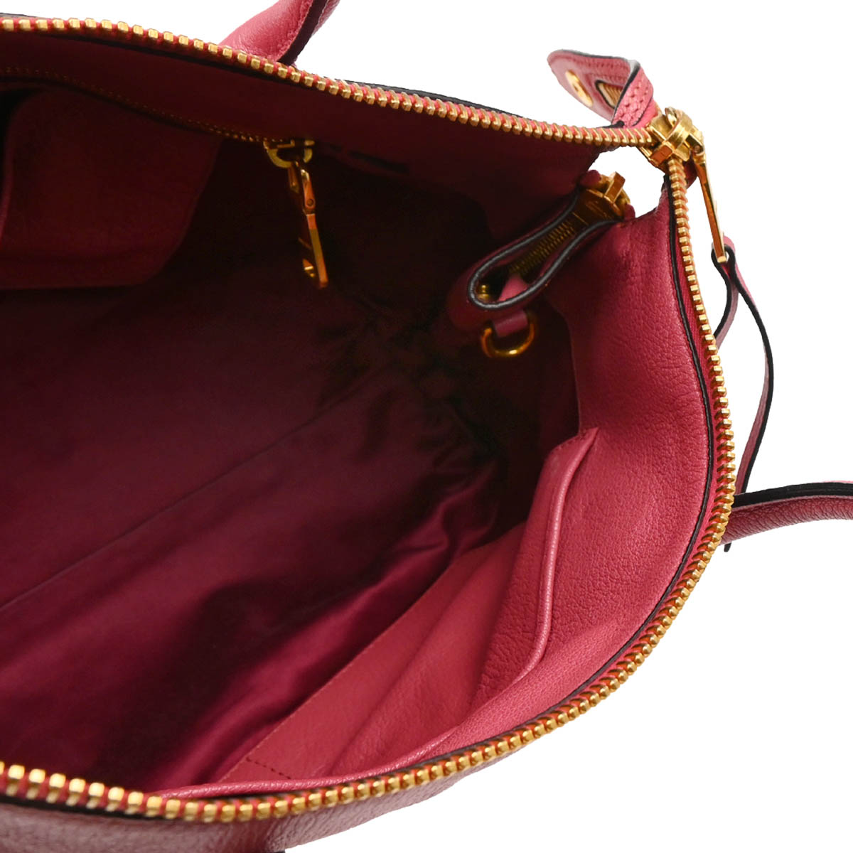 Miu Miu Pink Leather 2way Shoulder Handbag