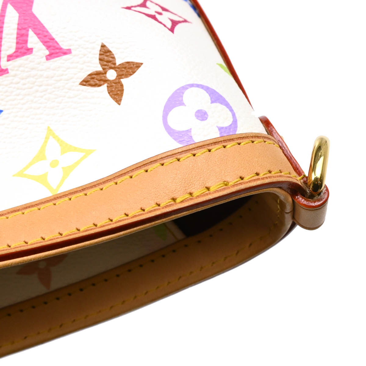 Louis Vuitton 2011 White Monogram Sharleen GM 2way Shoulder Tote Handbag M93214