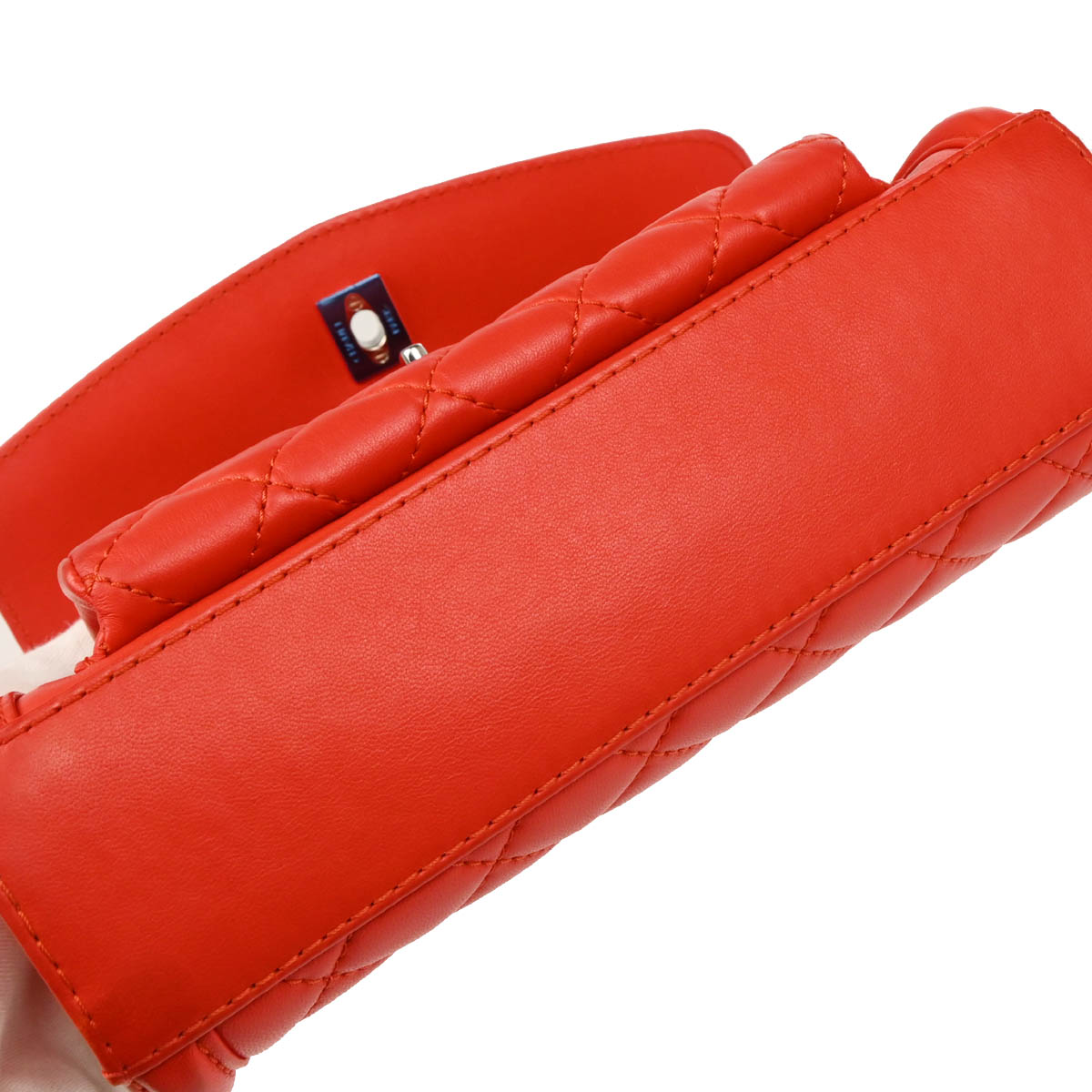 Chanel 2014-2015 Red Lambskin Shoulder Bag