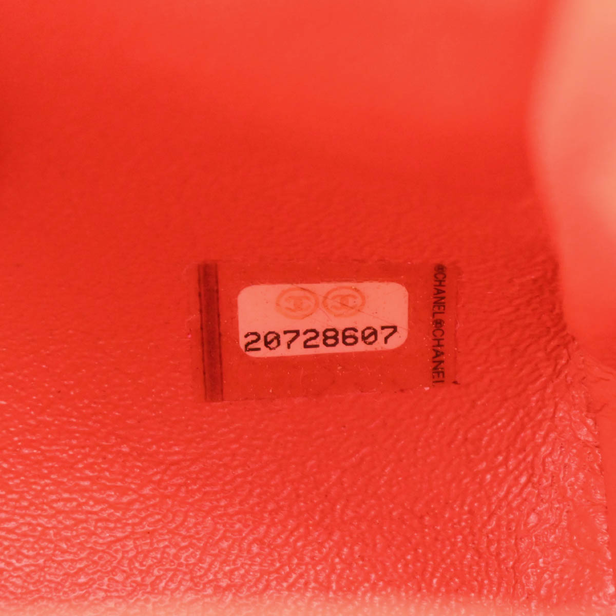 Chanel 2014-2015 Red Lambskin Shoulder Bag