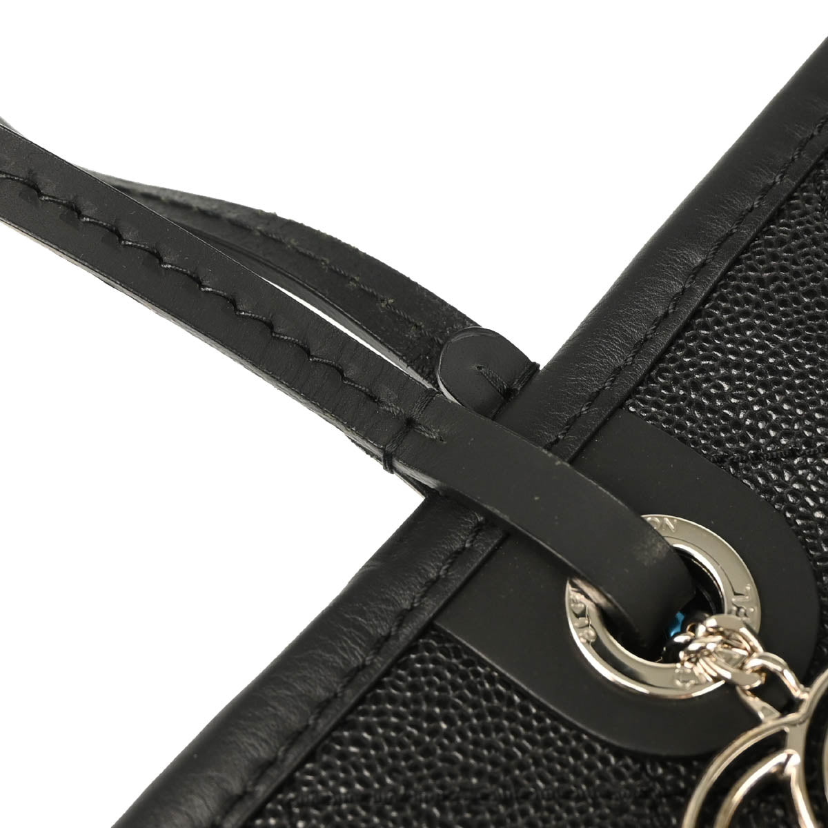 Chanel 2014 Black Caviar Shopping Fever Tote Bag