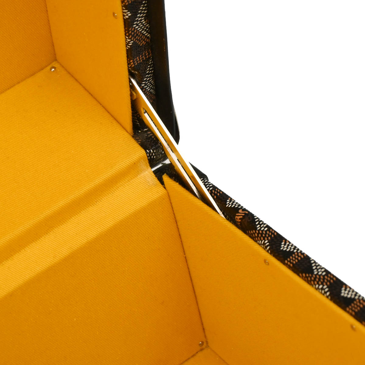 Goyard 2012 Black Grand Hotel Trunk Luggage Suitcase