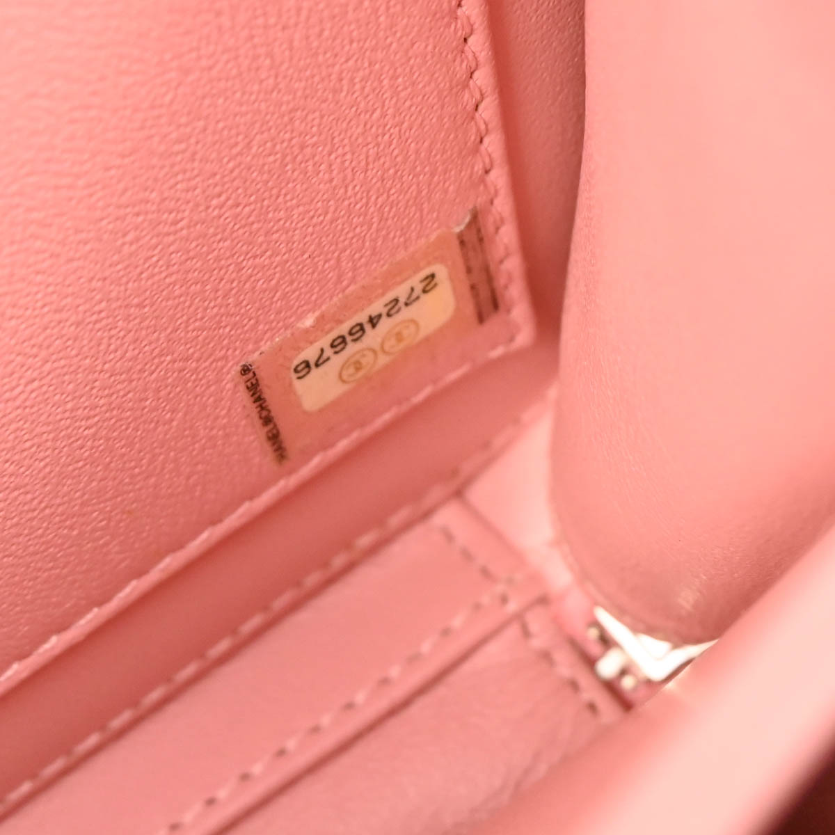 Chanel 2019 Pink Caviar Filigree 2way Shoulder Vanity Handbag