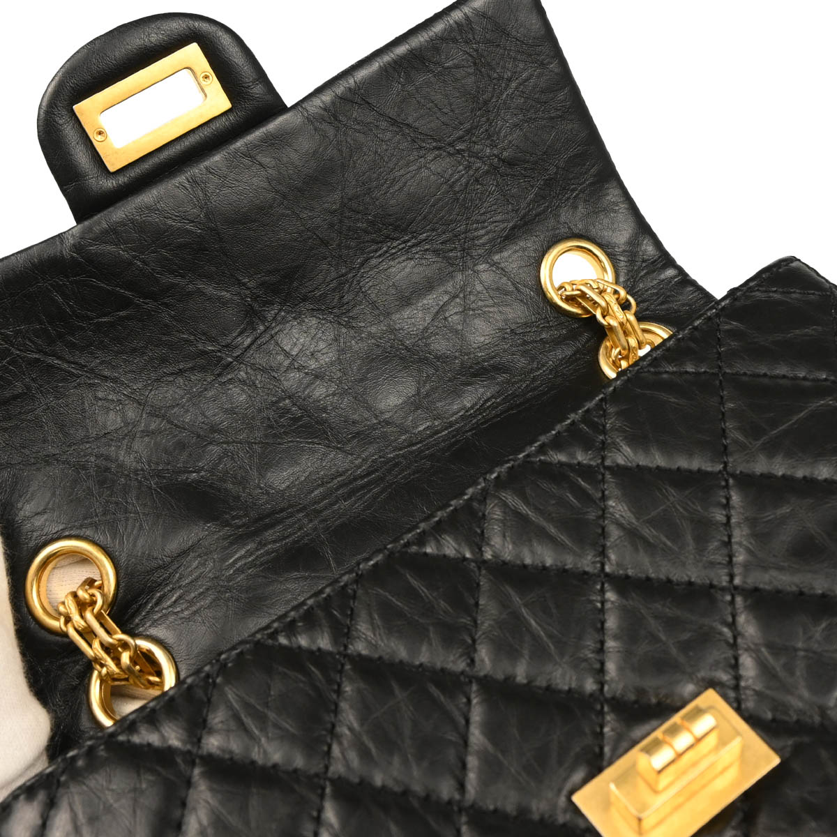 Chanel 2019 Black Calfskin Mademoiselle Lock Shoulder Bag