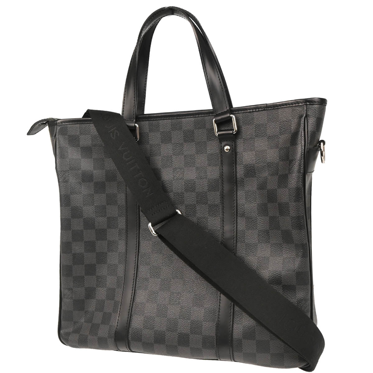 Louis Vuitton 2013 Damier Graphite Tadao PM 2way Shoulder Tote Handbag N41259