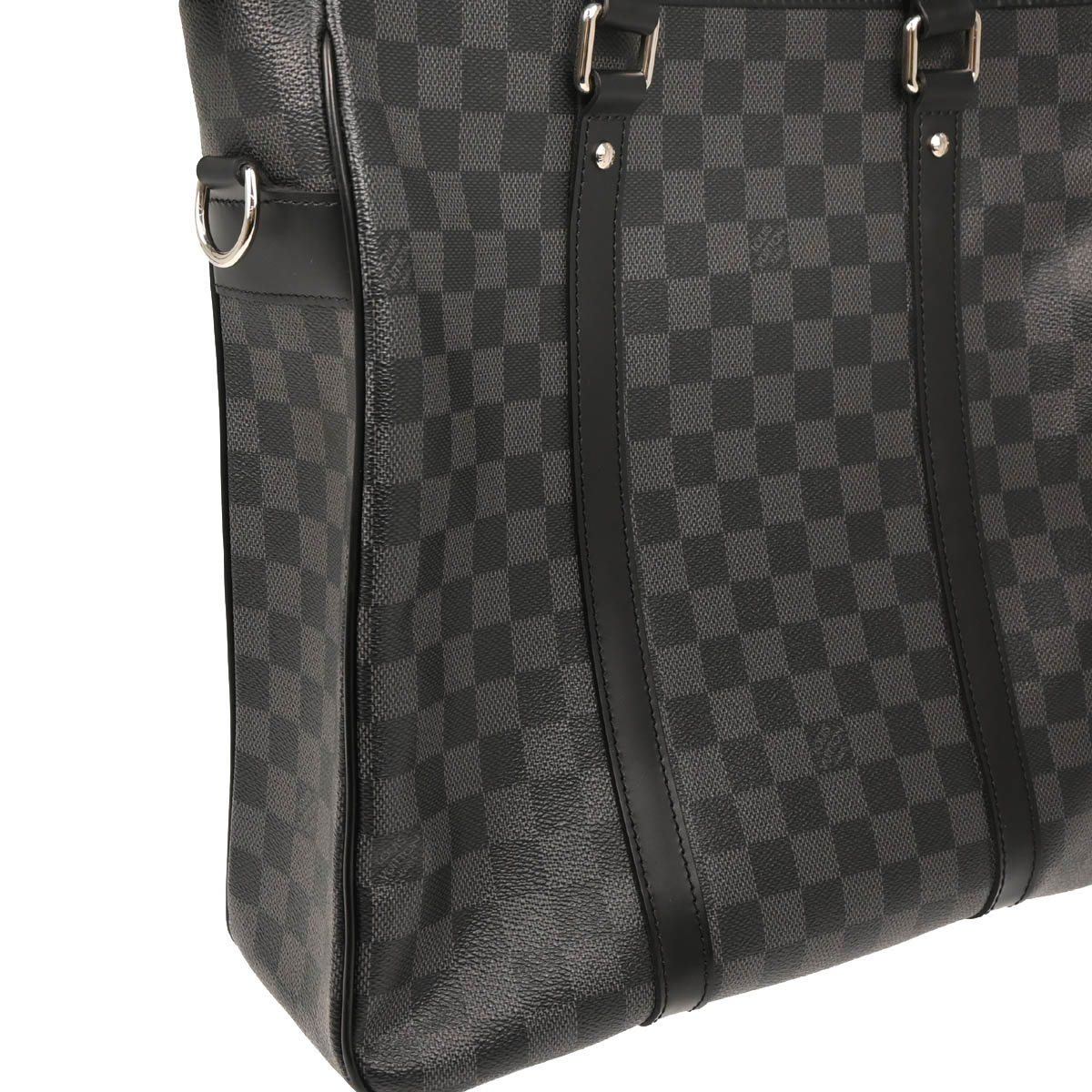 Louis Vuitton 2013 Damier Graphite Tadao PM 2way Shoulder Tote Handbag N41259