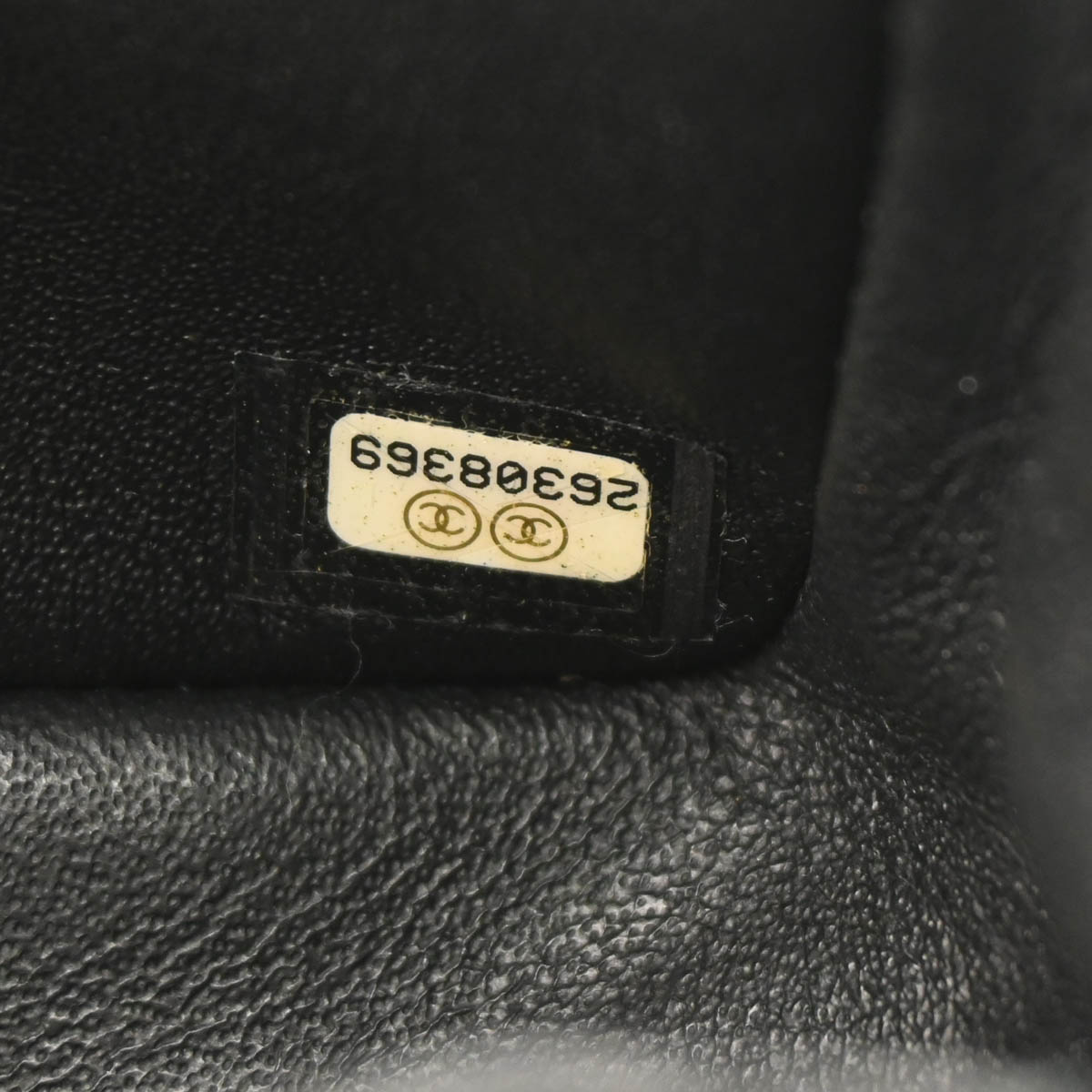 Chanel 2018-2019 Black Lambskin Chevron Shoulder Bag