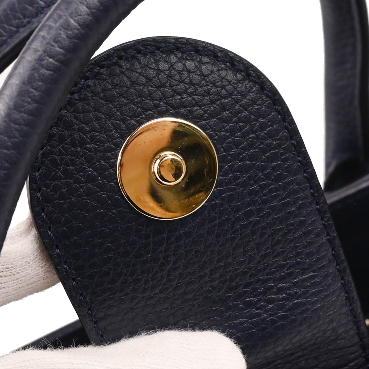 Chanel 2017-2018 Navy Calfskin Neo Executive 2way Shoulder Tote Handbag