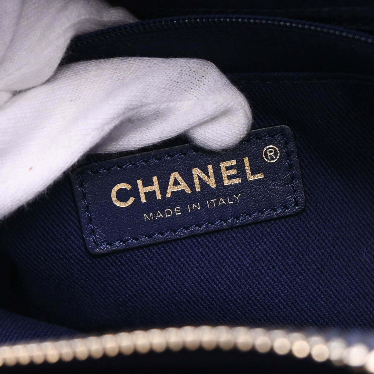 Chanel 2017-2018 Navy Calfskin Neo Executive 2way Shoulder Tote Handbag