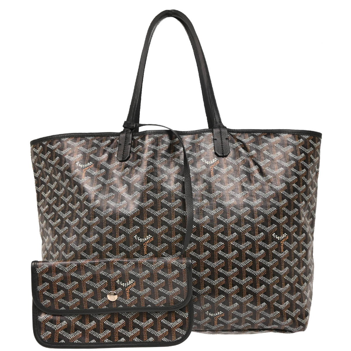 Goyard 2017 Black Saint Louis PM Tote Handbag