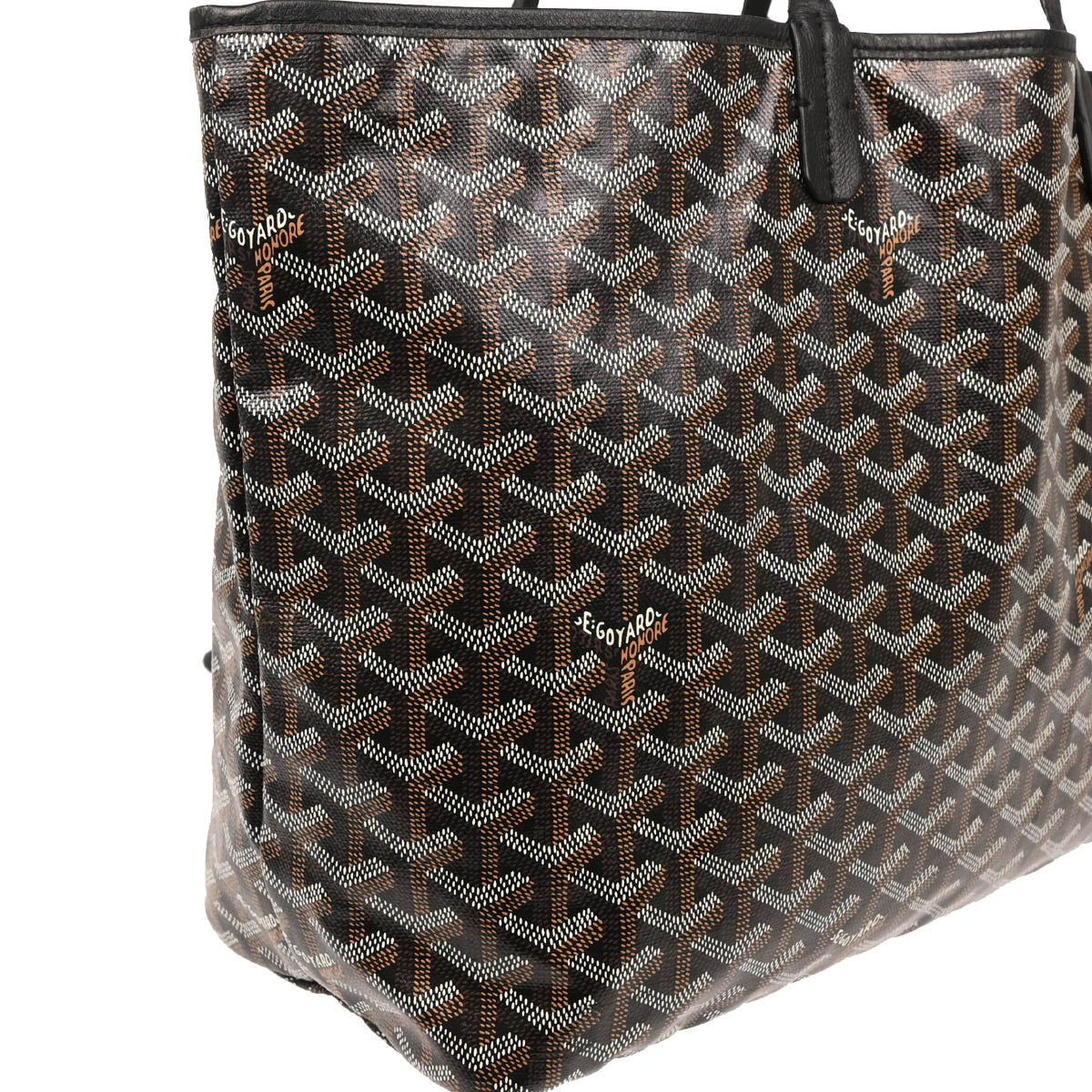Goyard 2017 Black Saint Louis PM Tote Handbag