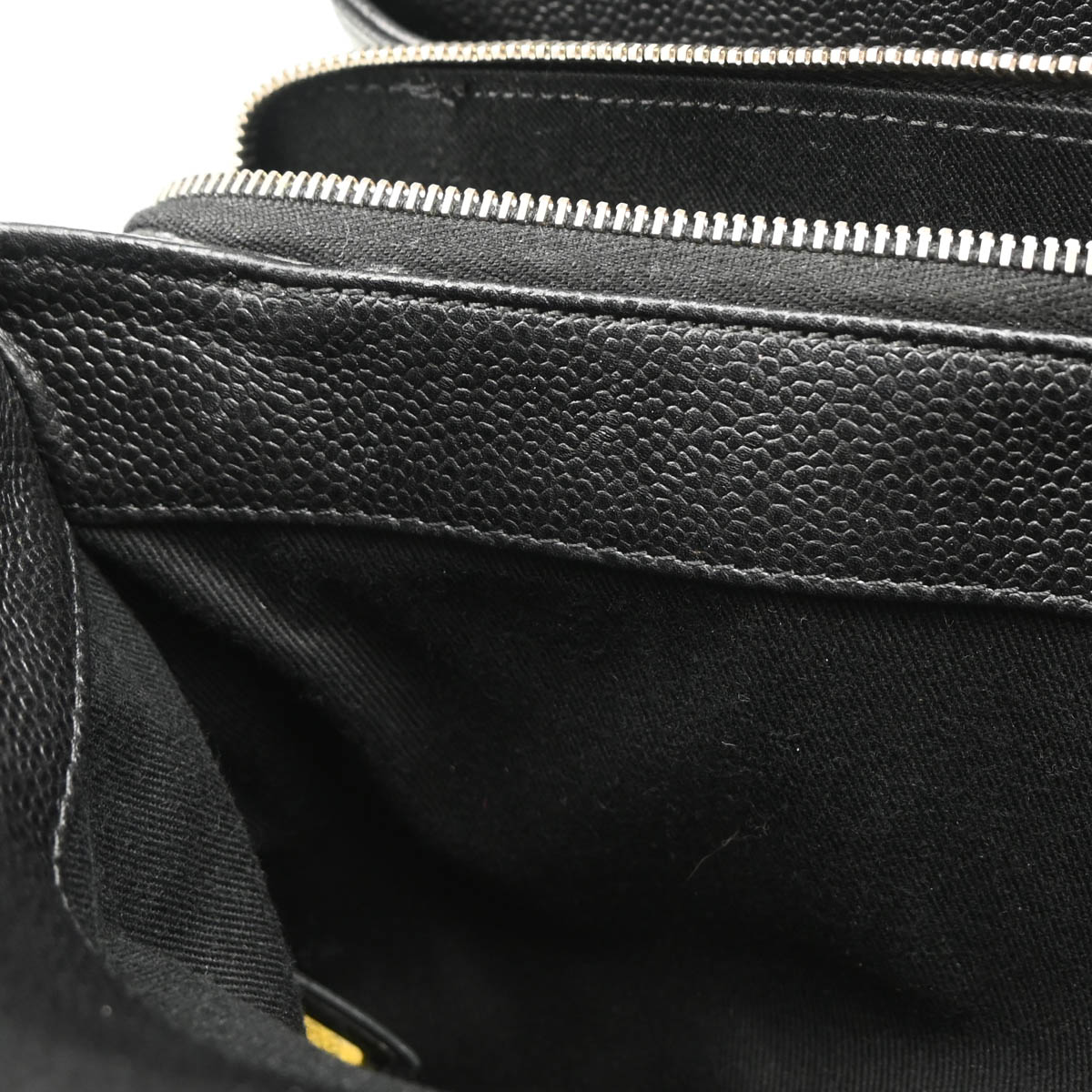 Chanel 2012-2013 Black Caviar Timeless CC Chain Tote Bag