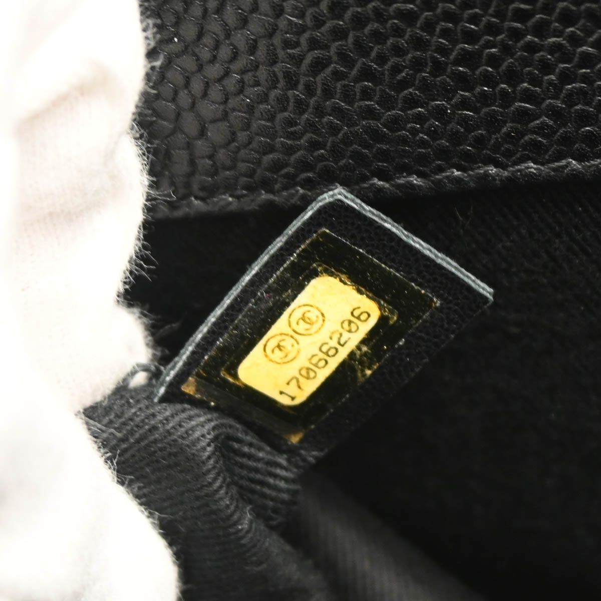 Chanel 2012-2013 Black Caviar Timeless CC Chain Tote Bag