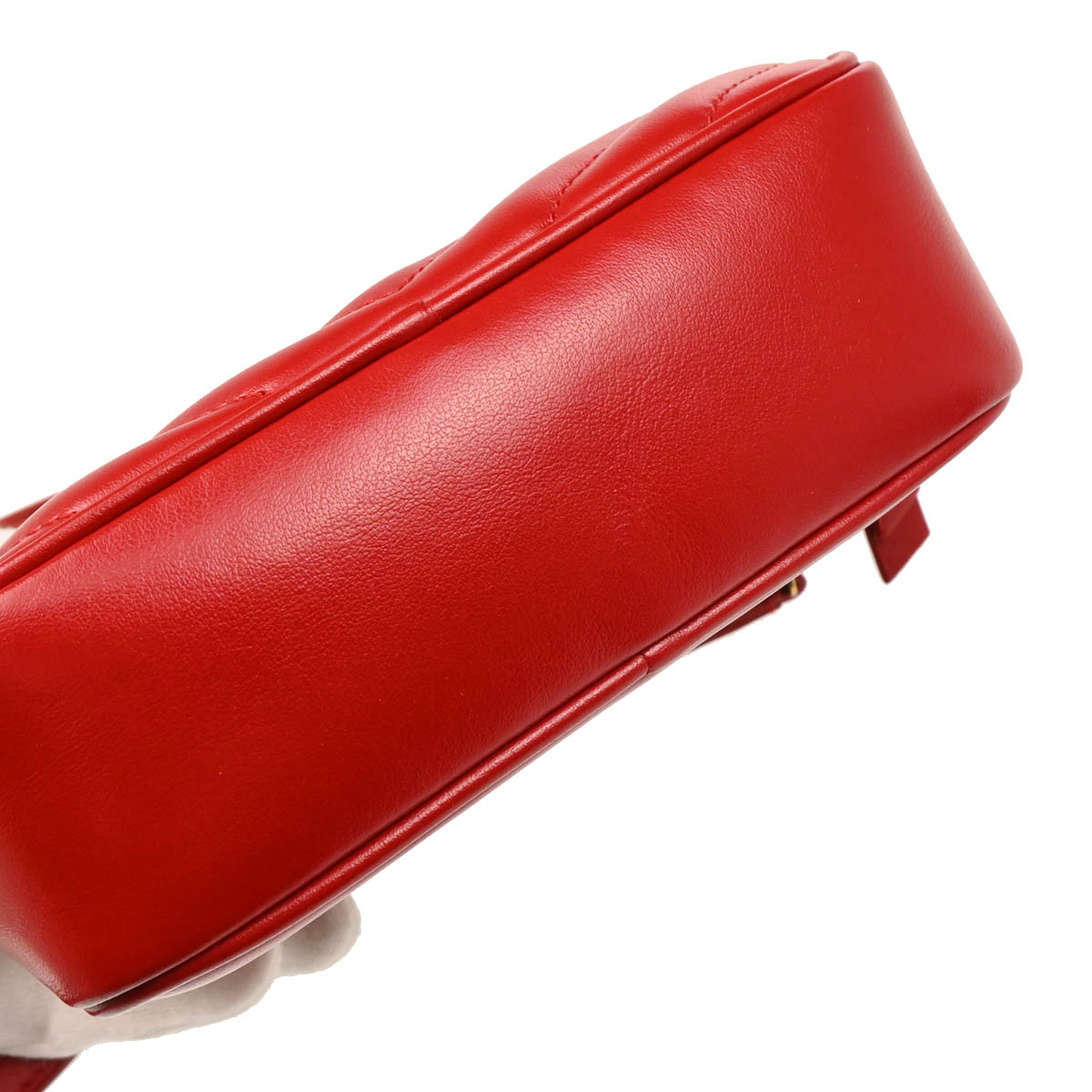 Saint Laurent Red Leather Waist Bum Bag