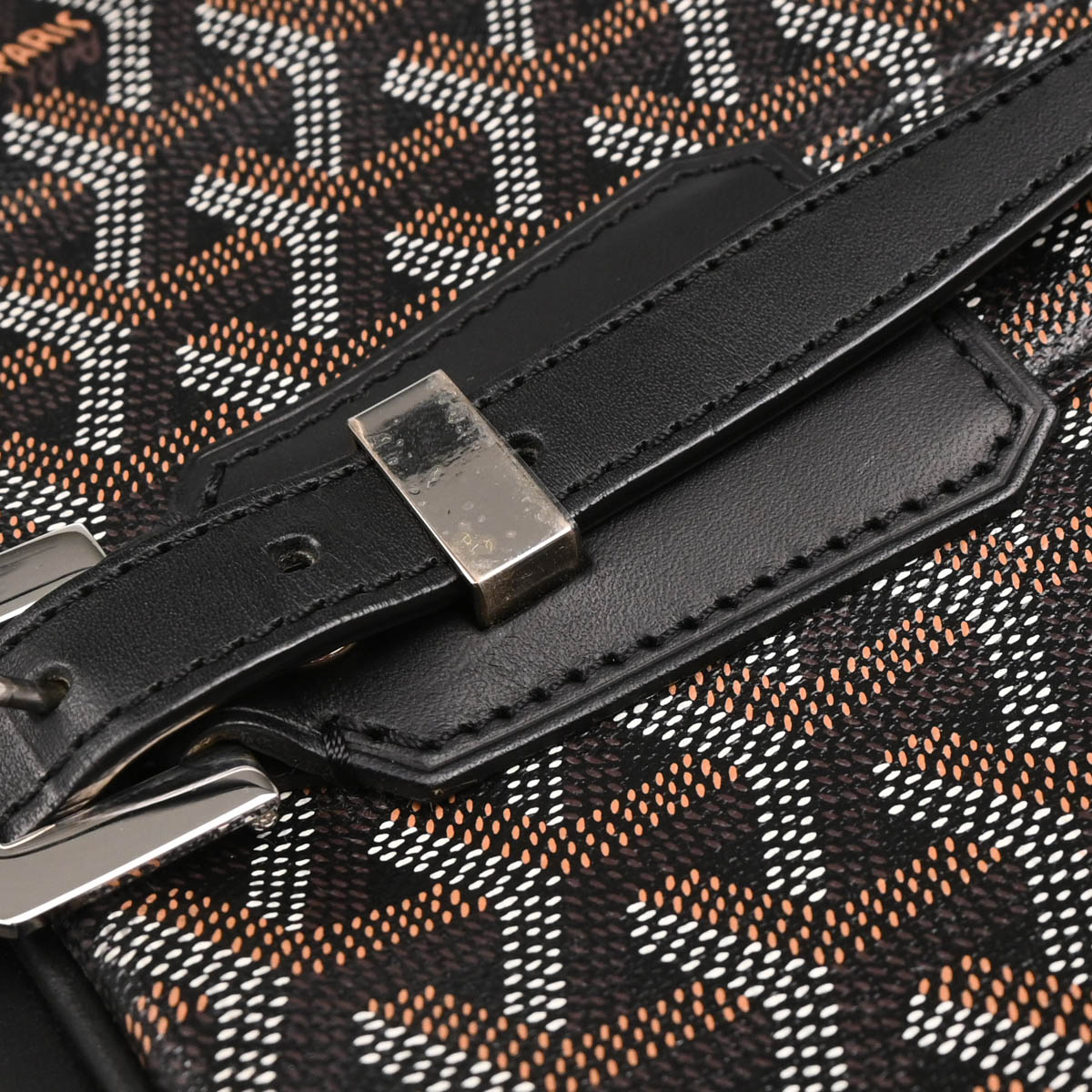 Goyard 2015 Black Ambassade PM 2way Shoulder Briefcase Handbag