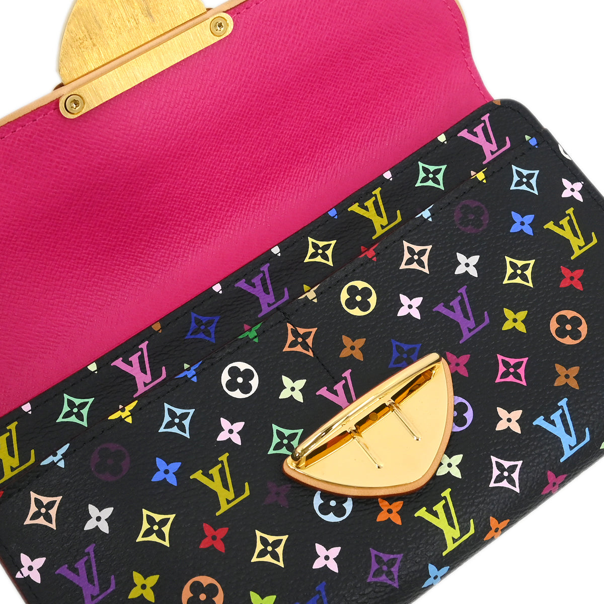 Louis Vuitton 2012 Multicolor Portefeuille Eugenie Wallet M93738