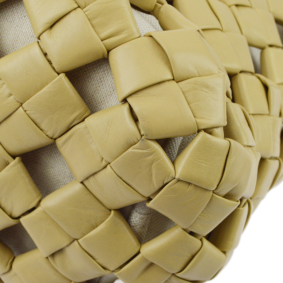 Bottega Veneta Beige Intrecciato 2way Tote Handbag