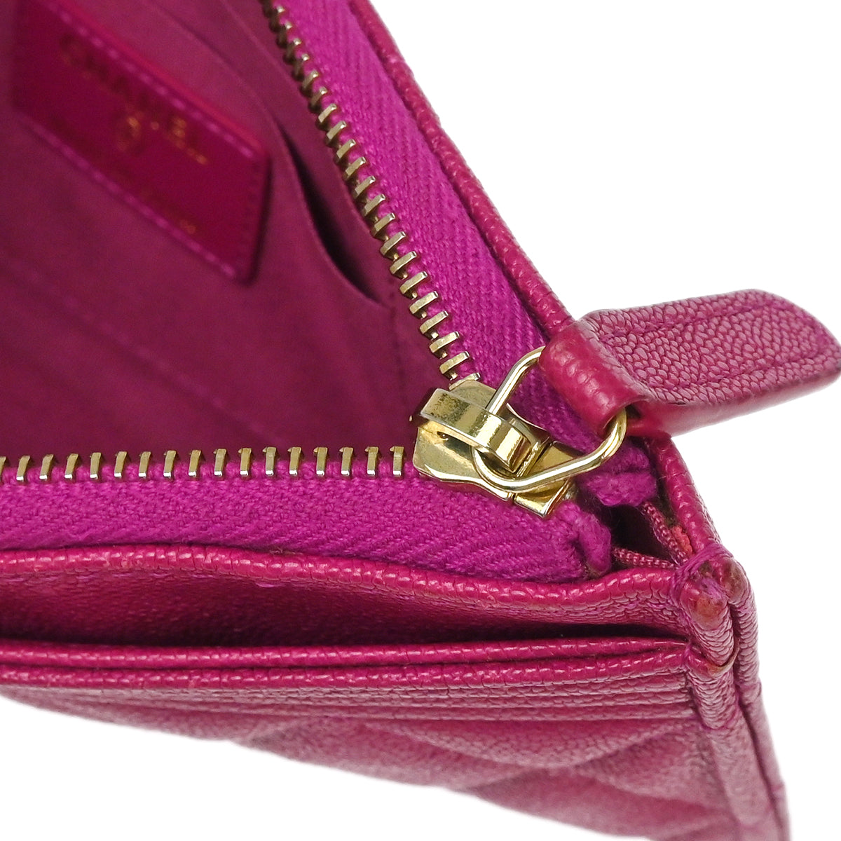 Chanel 2019 Pink Caviar Wallet