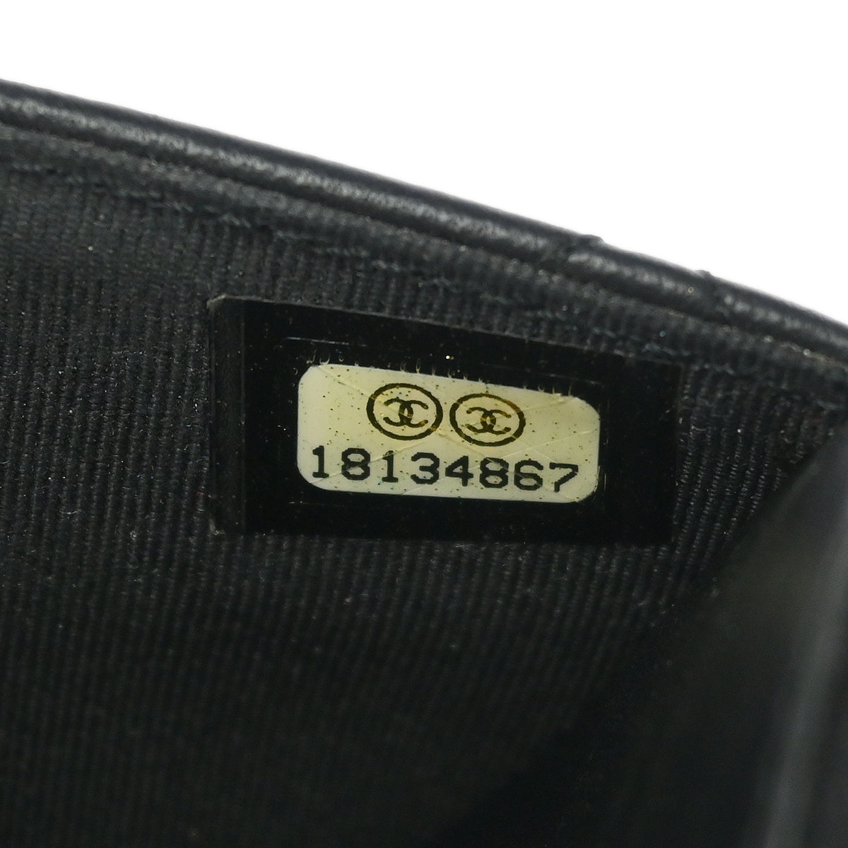 Chanel 2013-2014 Black Lambskin Classic WOC Shoulder Wallet Bag