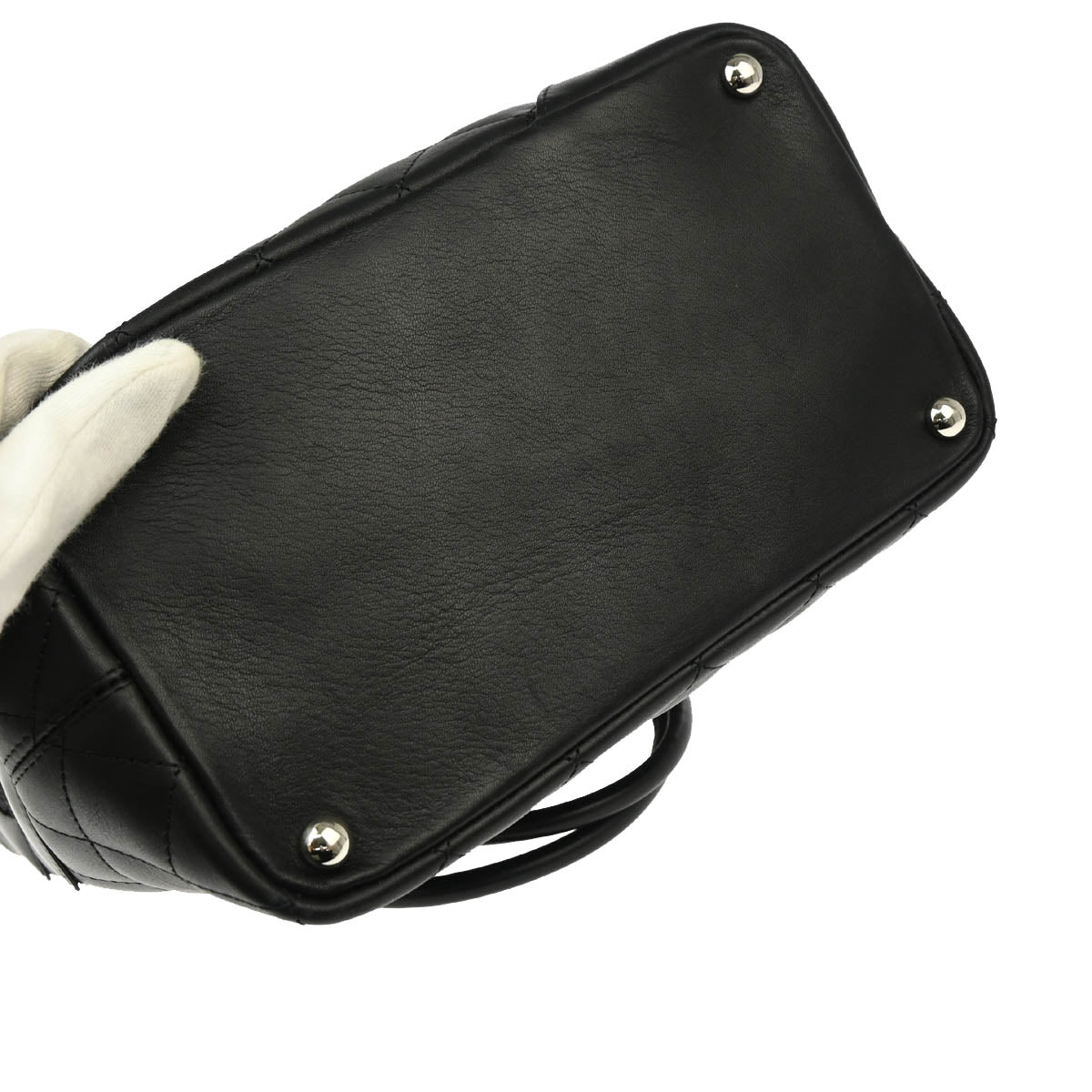 Chanel 2010-2011 Black Calfskin Cambon Ligne Tote Handbag