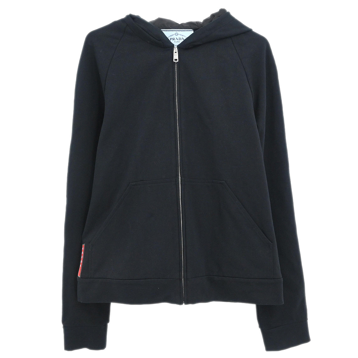 Prada 2018 Sport Zip Up Sweatshirt Black #M