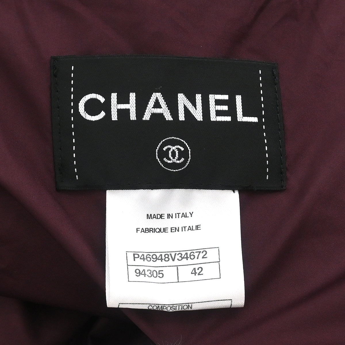Chanel 2013-2014 Zip Up Jacket Black #42