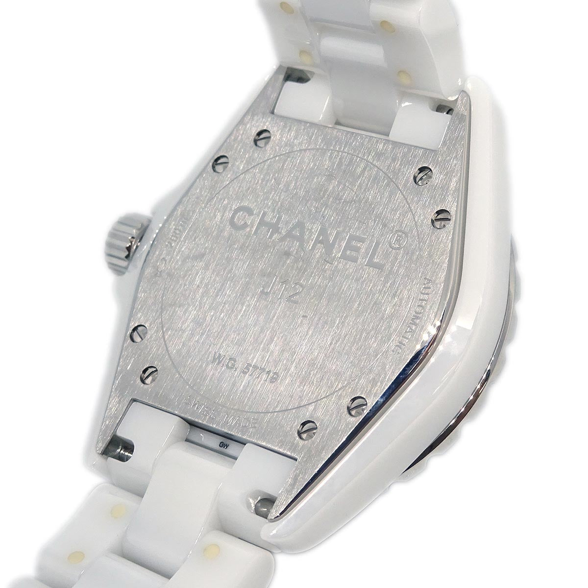 Chanel Ref.H1629 J12 39mm Self-winding Watch Ceramic SS Diamond