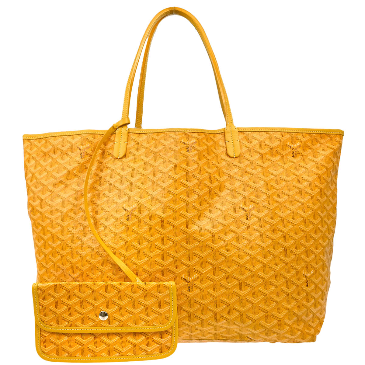 Goyard 2012 Yellow Saint Louis GM Tote Bag