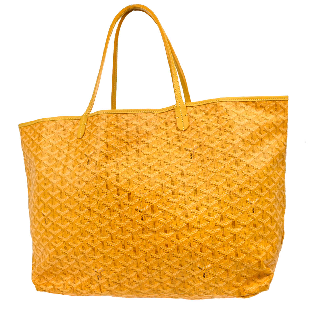 Goyard 2012 Yellow Saint Louis GM Tote Bag