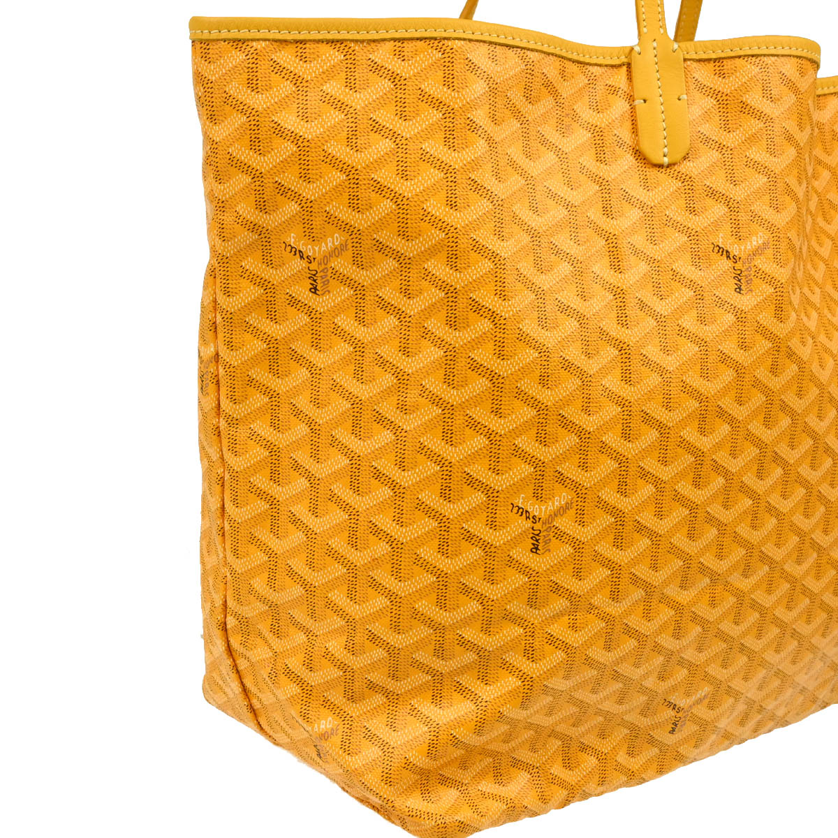 Goyard 2012 Yellow Saint Louis GM Tote Bag