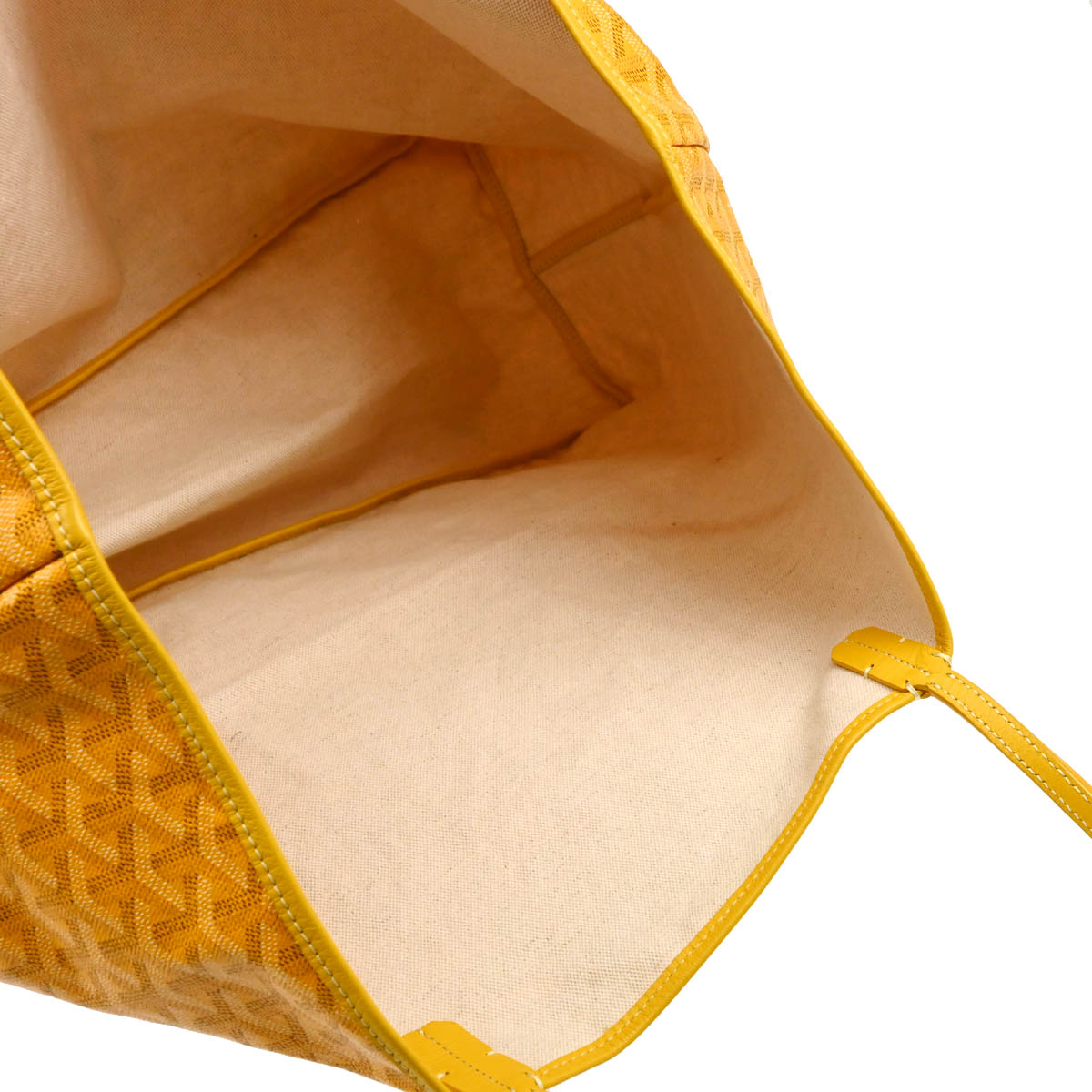 Goyard 2012 Yellow Saint Louis GM Tote Bag