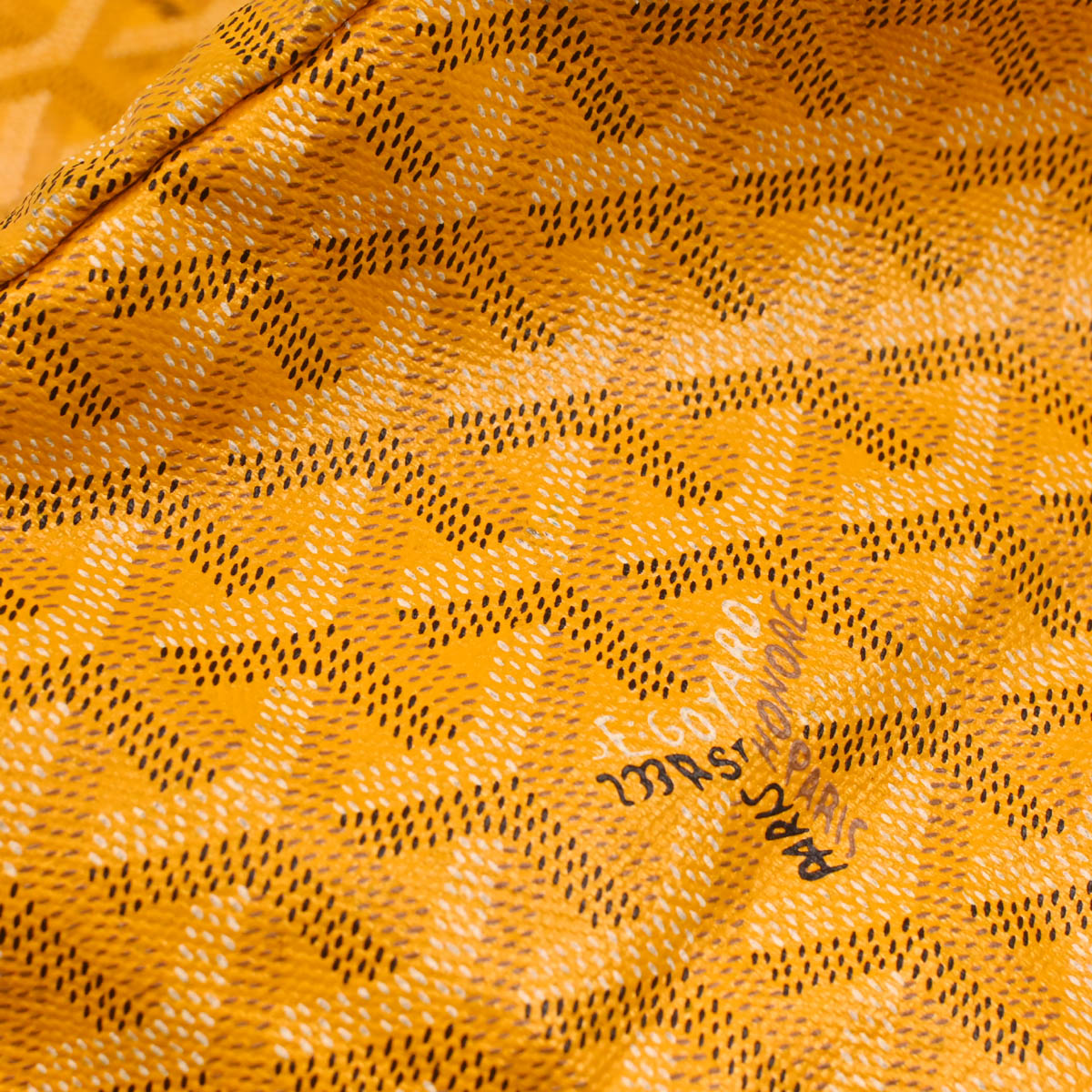 Goyard 2012 Yellow Saint Louis GM Tote Bag