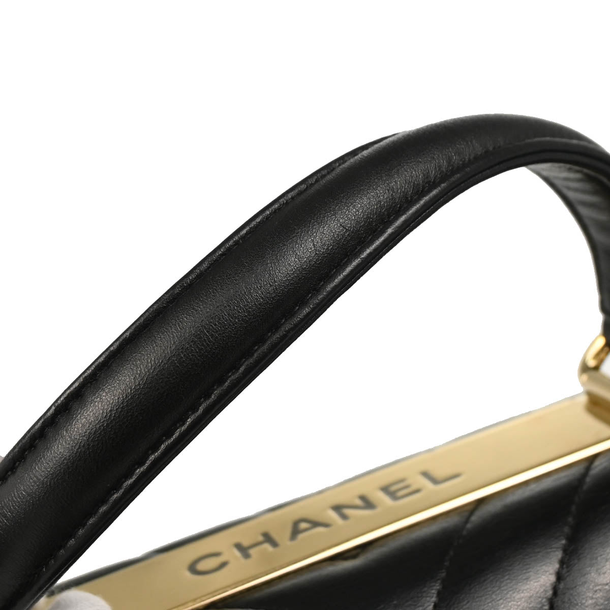 Chanel 2018 Black Lambskin Trendy Chevron 2way Shoulder Handbag