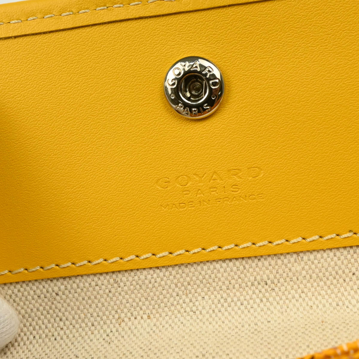 Goyard 2014 Yellow Saint Louis PM Tote Handbag