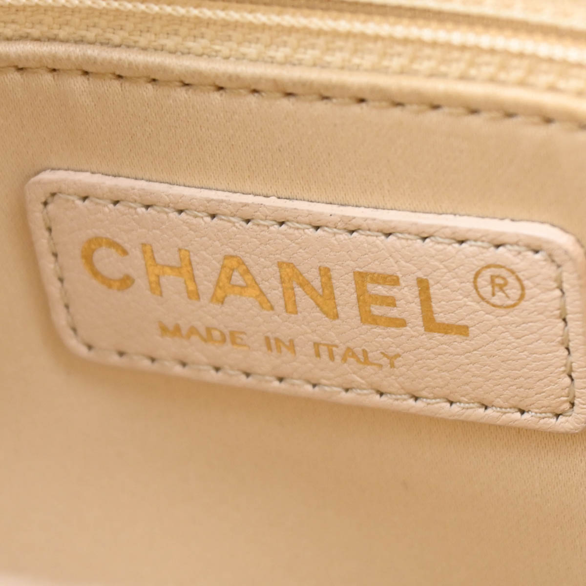 Chanel 2014 Beige Caviar Grand Shopping Tote GST Handbag