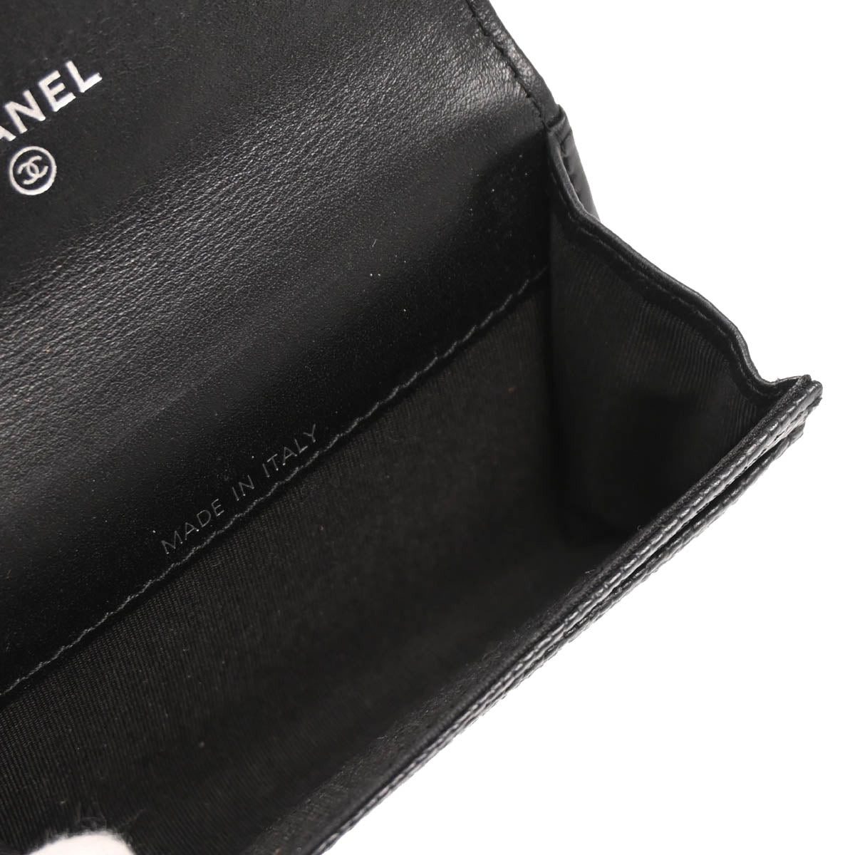 Chanel 2012-2013 Black Caviar Coin Purse Wallet