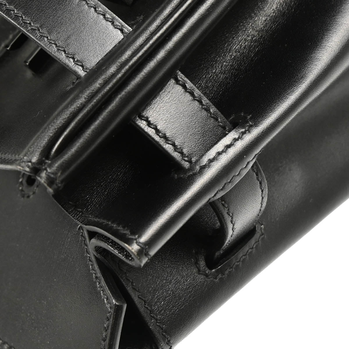 Hermes 2011 So-Black Box Calf Birkin 30 Handbag