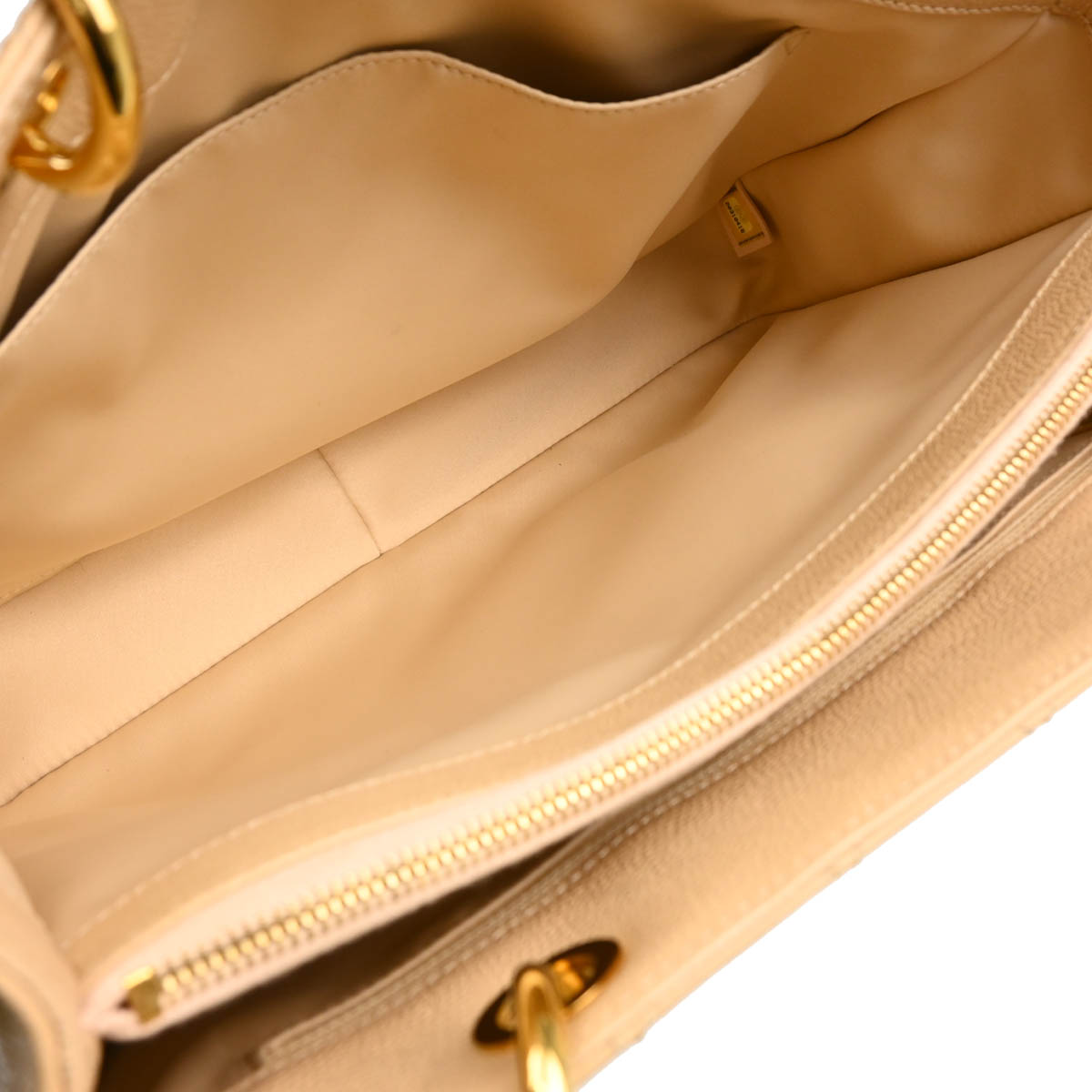Chanel 2014-2015 Beige Caviar Grand Shopping Tote GST Handbag