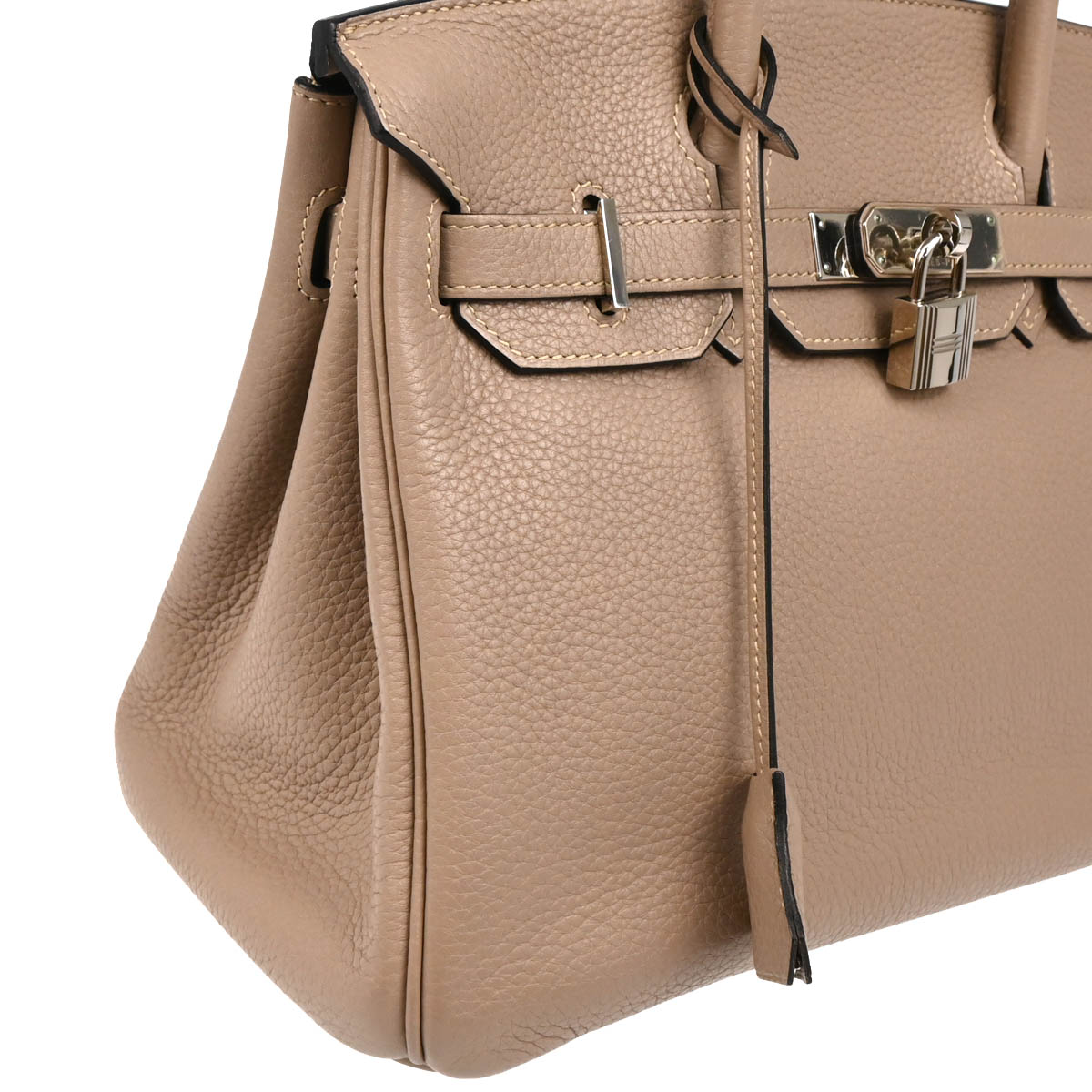 Hermes 2010 Gris Tourterelle Togo Birkin 30 Handbag