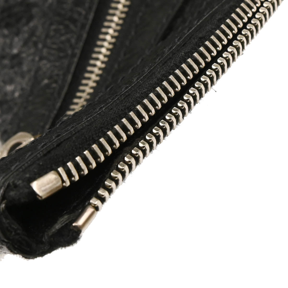 Balenciaga Black Lambskin Clip M Clutch Bag