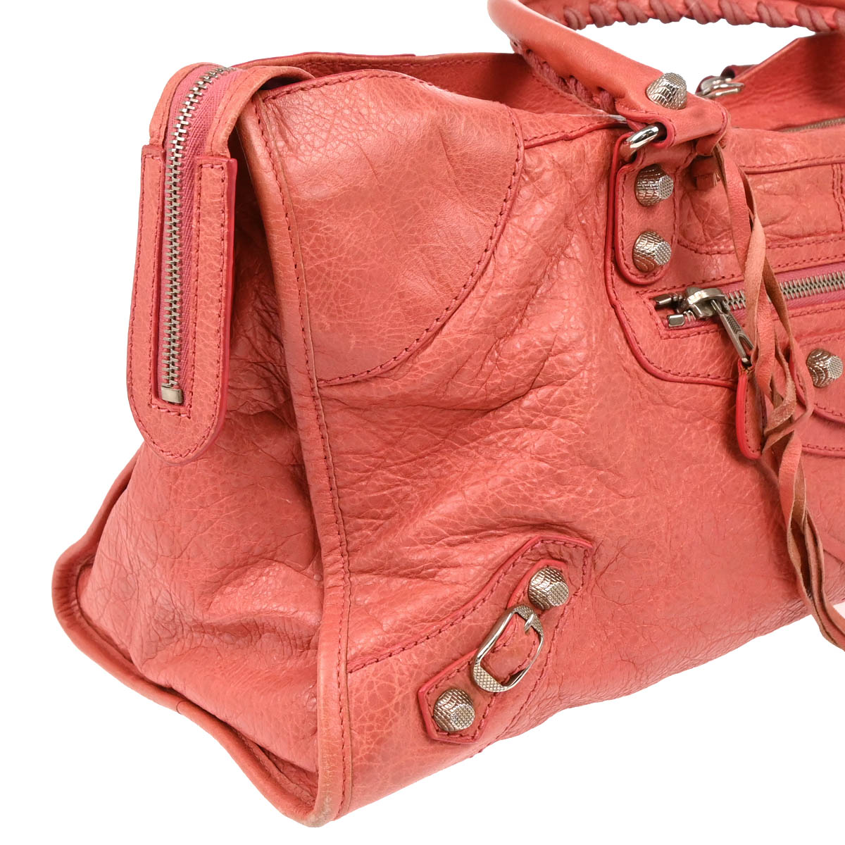 Balenciaga Pink Goatskin Part Time 2way Shoulder Handbag