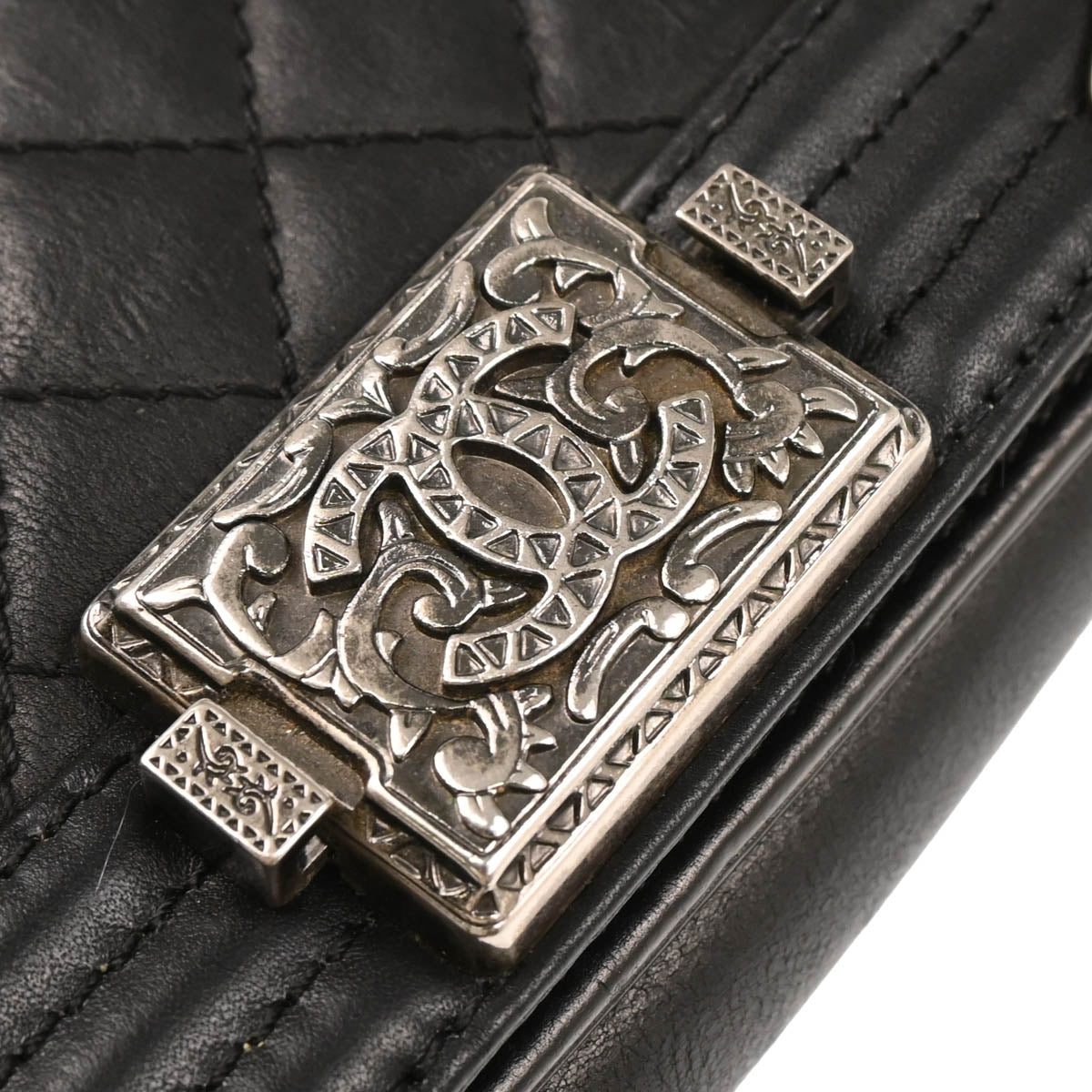 Boy Chanel 2014 Black Calfskin Small Chain Shoulder Bag