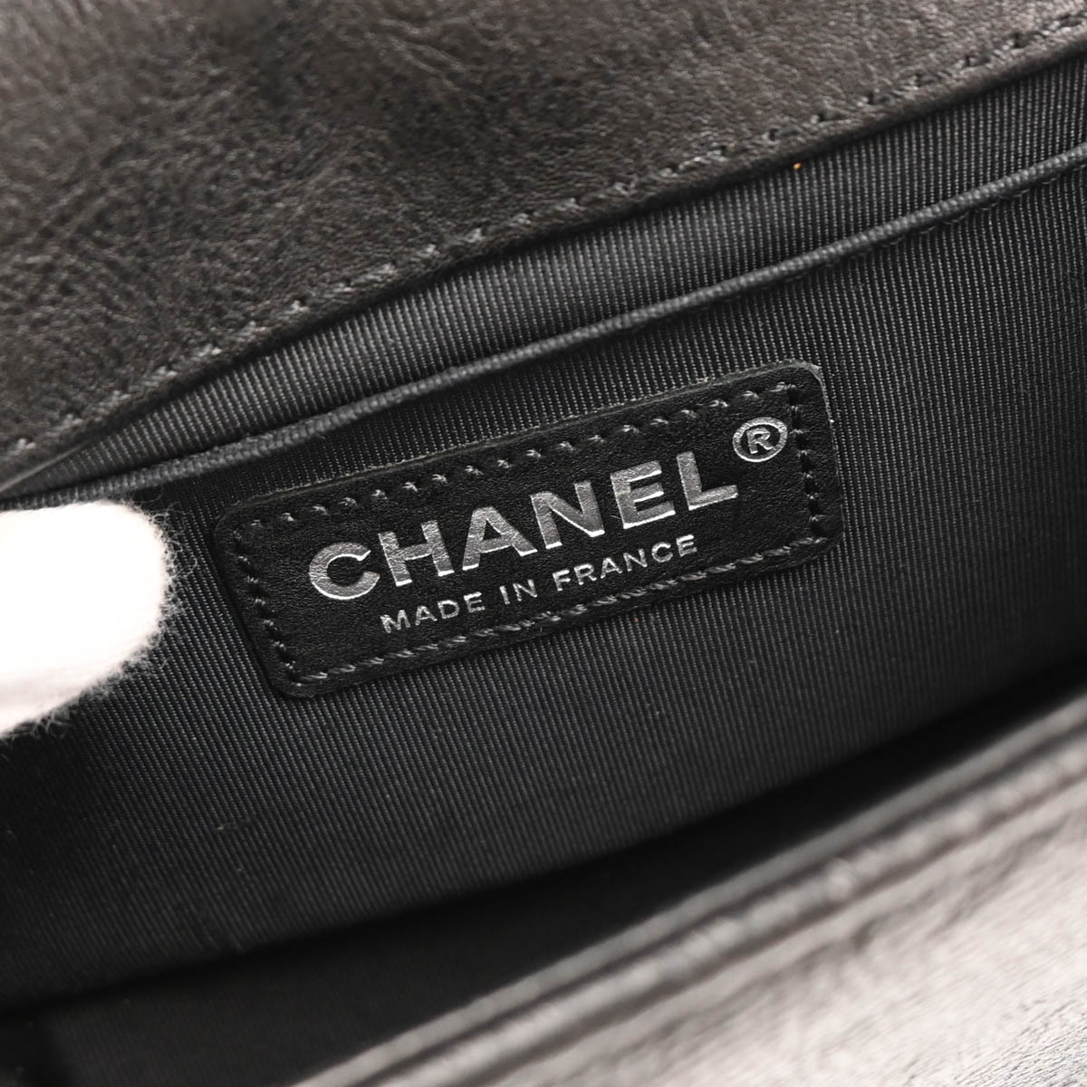 Boy Chanel 2014 Black Calfskin Small Chain Shoulder Bag