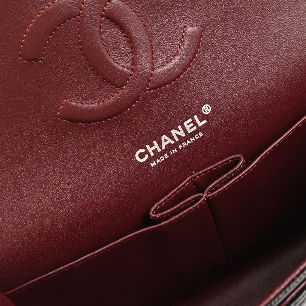 Chanel 2018-2019 Black Caviar Medium Classic Double Flap Shoulder Bag