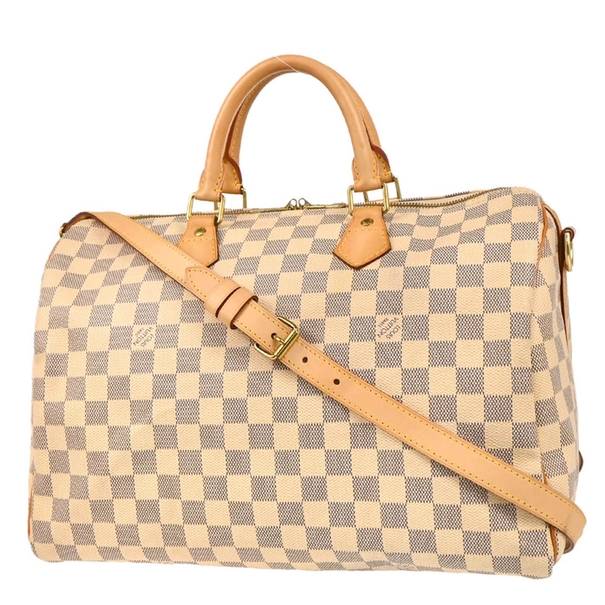 Louis Vuitton 2013 Damier Azur Speedy Bandouliere 35 2way Shoulder Handbag N41002