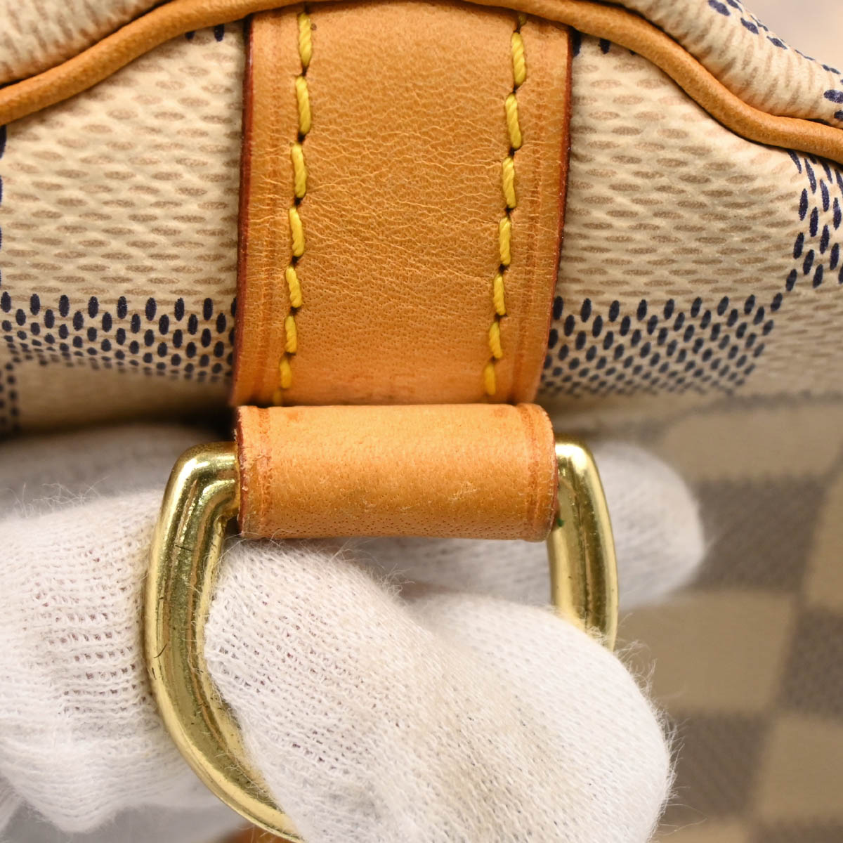 Louis Vuitton 2013 Damier Azur Speedy Bandouliere 35 2way Shoulder Handbag N41002