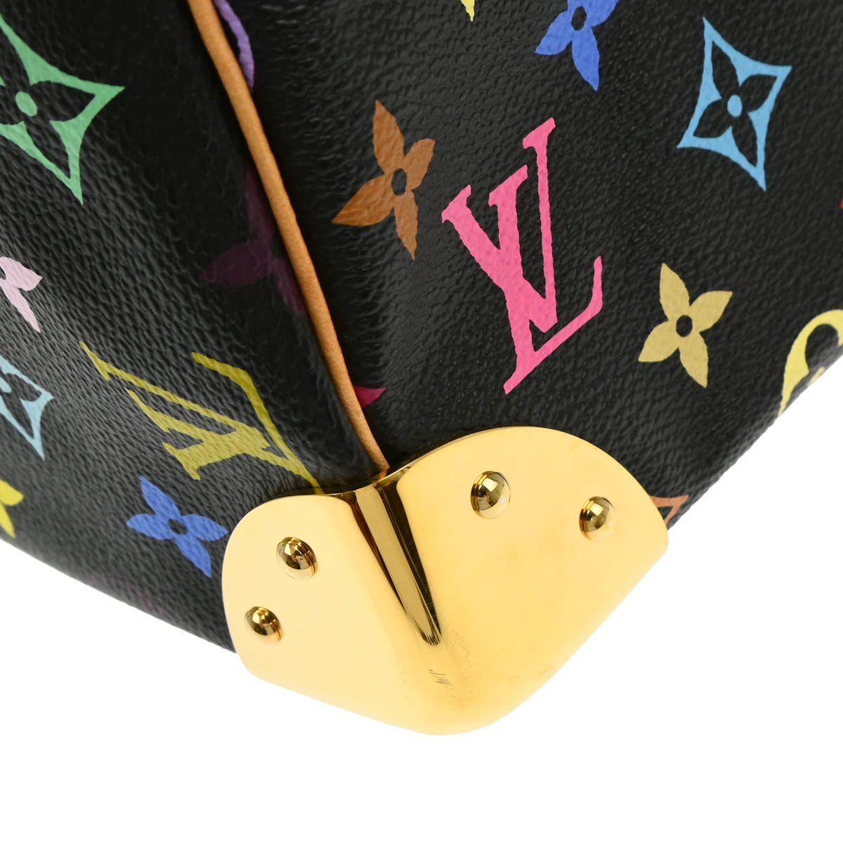 Louis Vuitton 2011 Black Monogram Multicolor Speedy 30 Handbag M92642