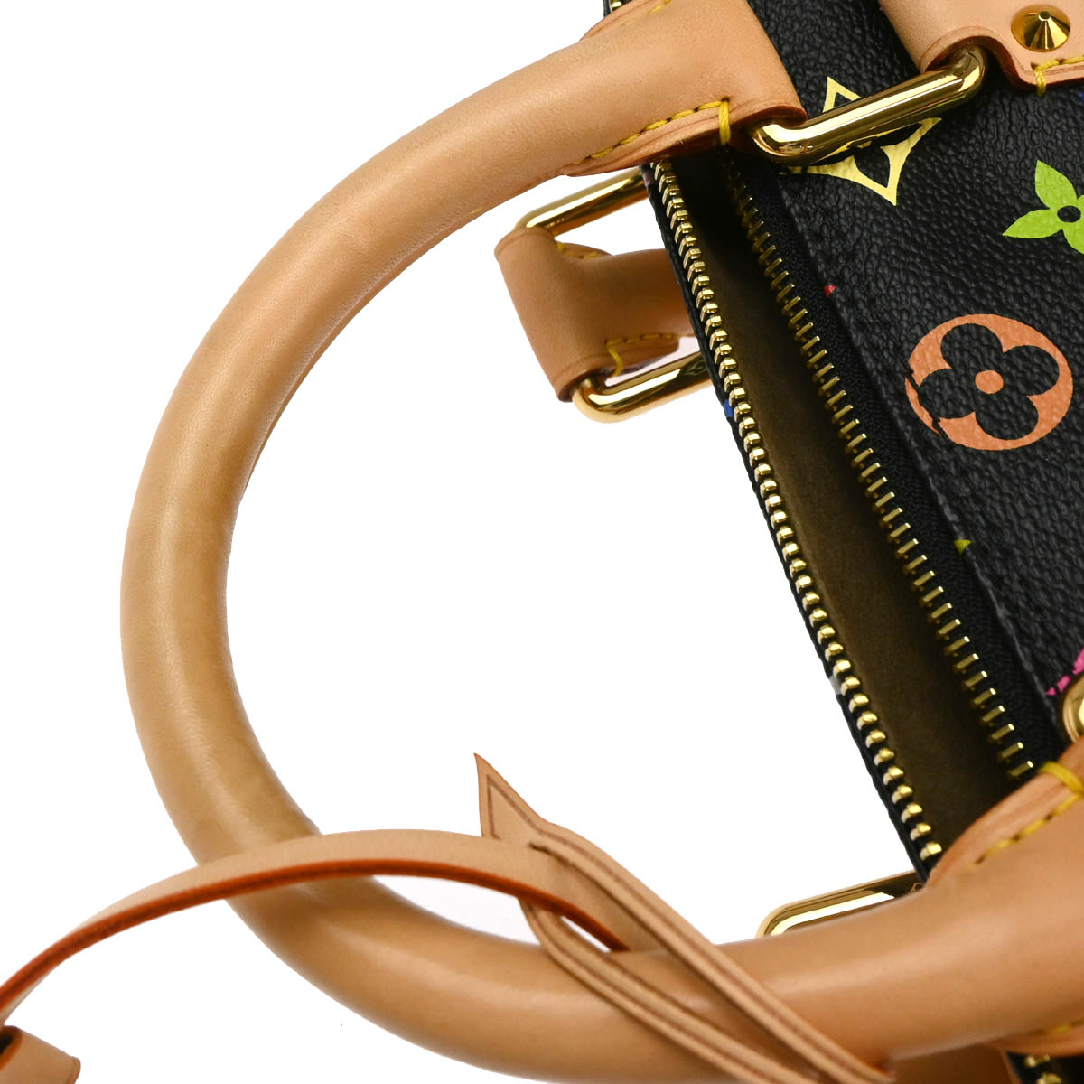 Louis Vuitton 2011 Black Monogram Multicolor Speedy 30 Handbag M92642