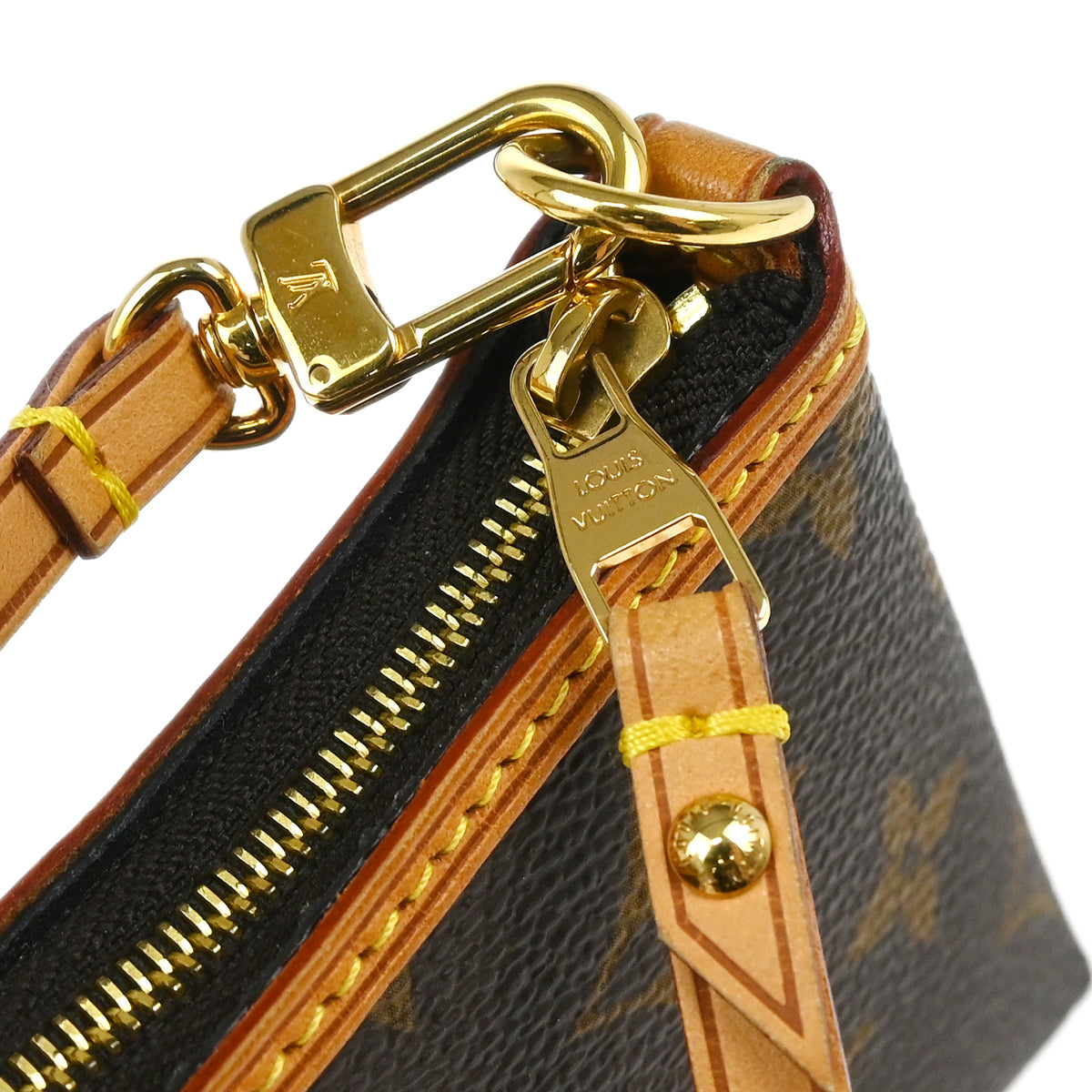Louis Vuitton Monogram Mini Pochette Delightful Handbag M40309