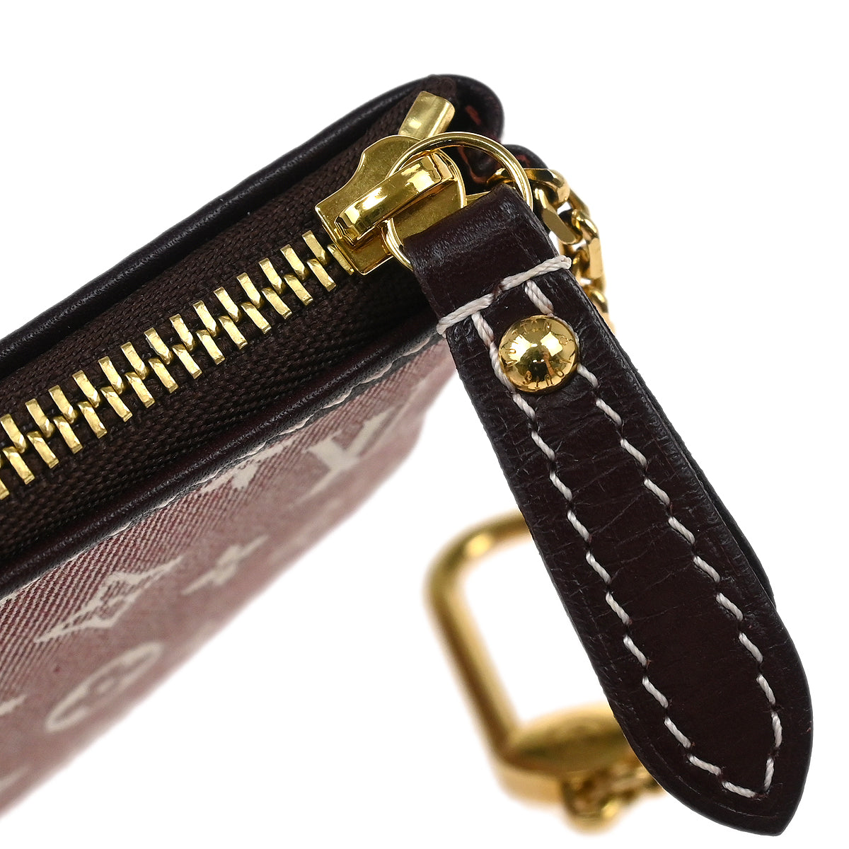 Louis Vuitton 2010 Red Monogram Idylle Pochette Cles Coin Case